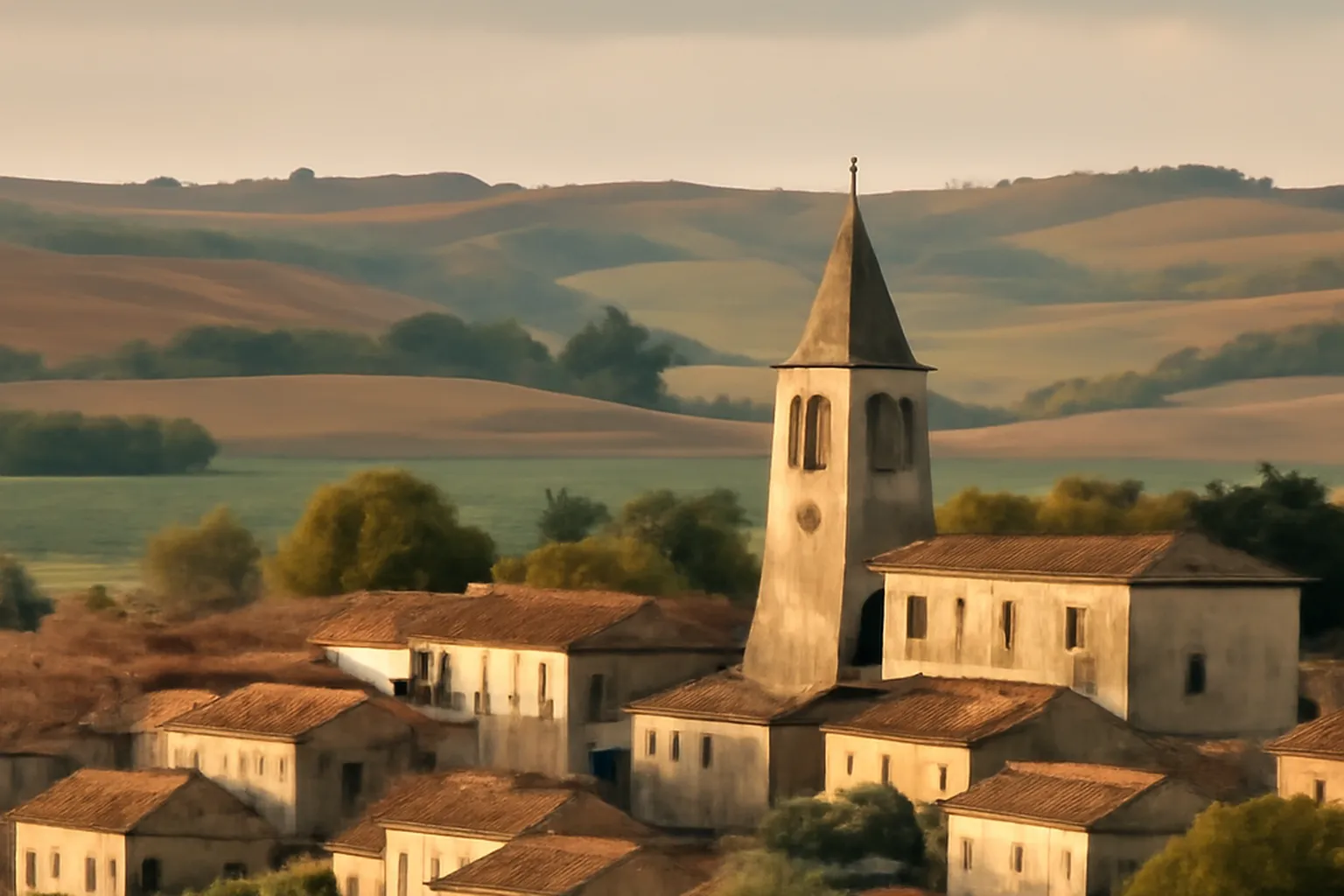 Paysage agricole du Lauragais tarnais autour de Saint-Agnan