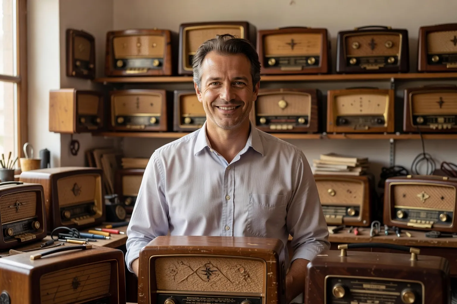 « La TSF a été la première révolution numérique du XXe siècle » — entretien avec un collectionneur de postes de radio anciens
