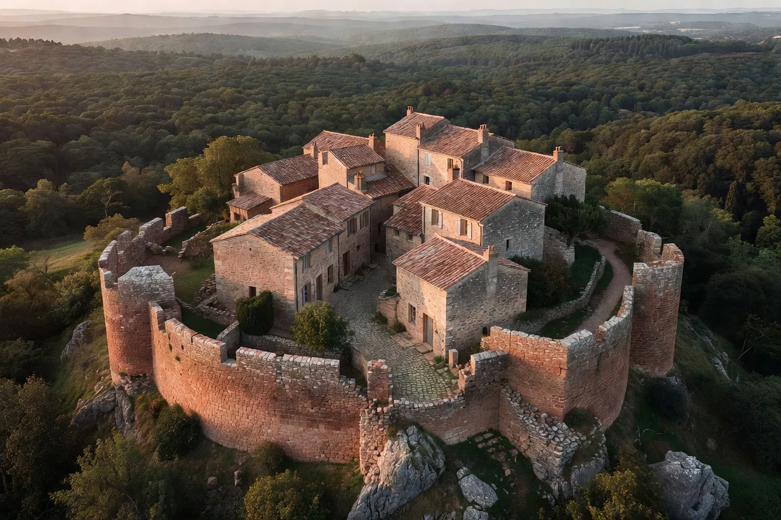 Puycelsi, le village fortifié qui domine la forêt de Grésigne